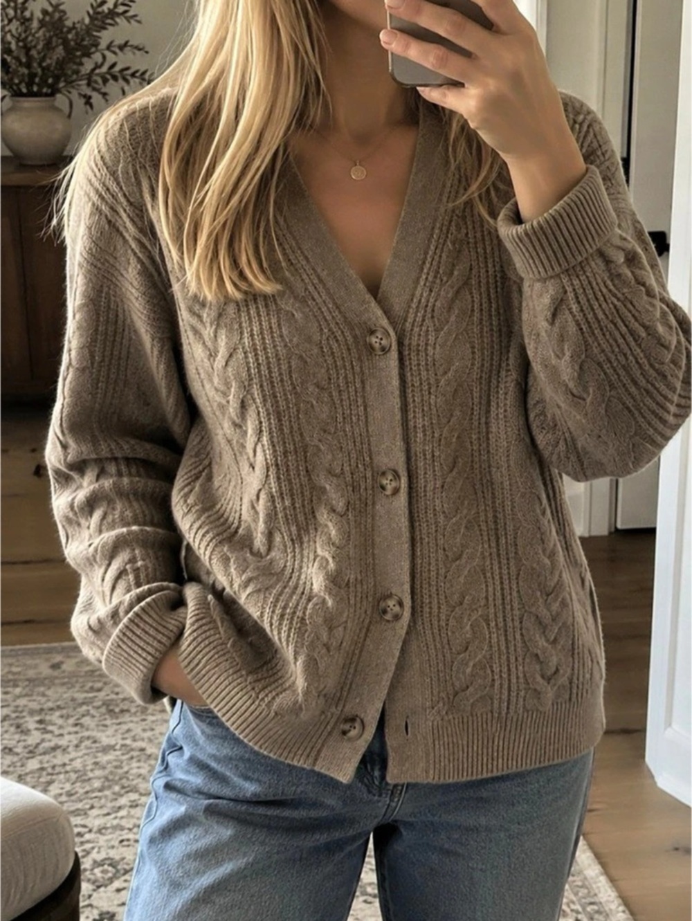 100% Cashmere cardigan